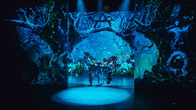 Beginning with iconic scenes of the Vietnamese capital the stage soon transforms into a magical and mysterious world