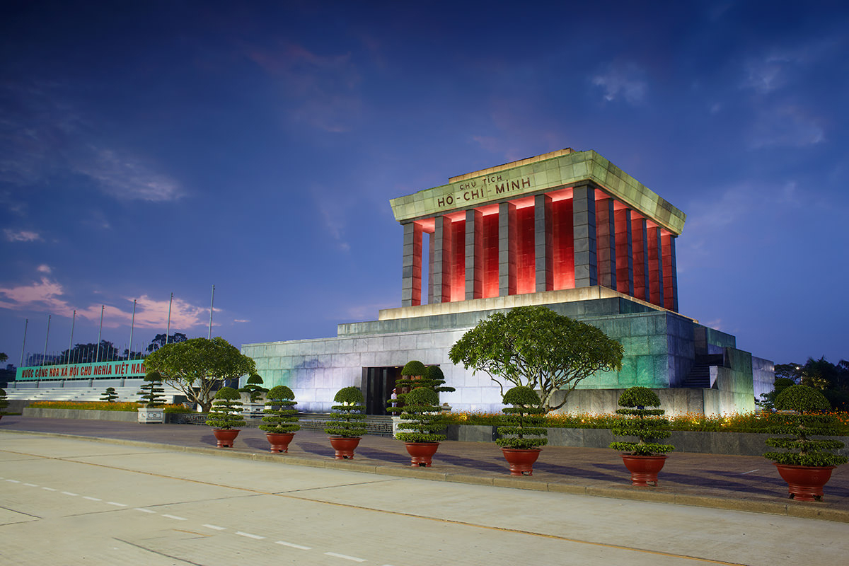 A corner of Ho Chi Minh Mausoleum